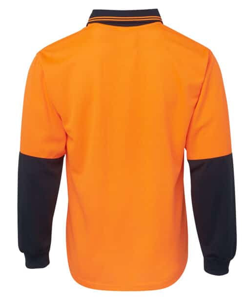 Hi Vis L/S Traditional Polo - Mens - 6HVPL - Image 26