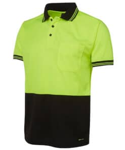 Hi Vis S/S Traditional Polo – Mens – 6HVPS