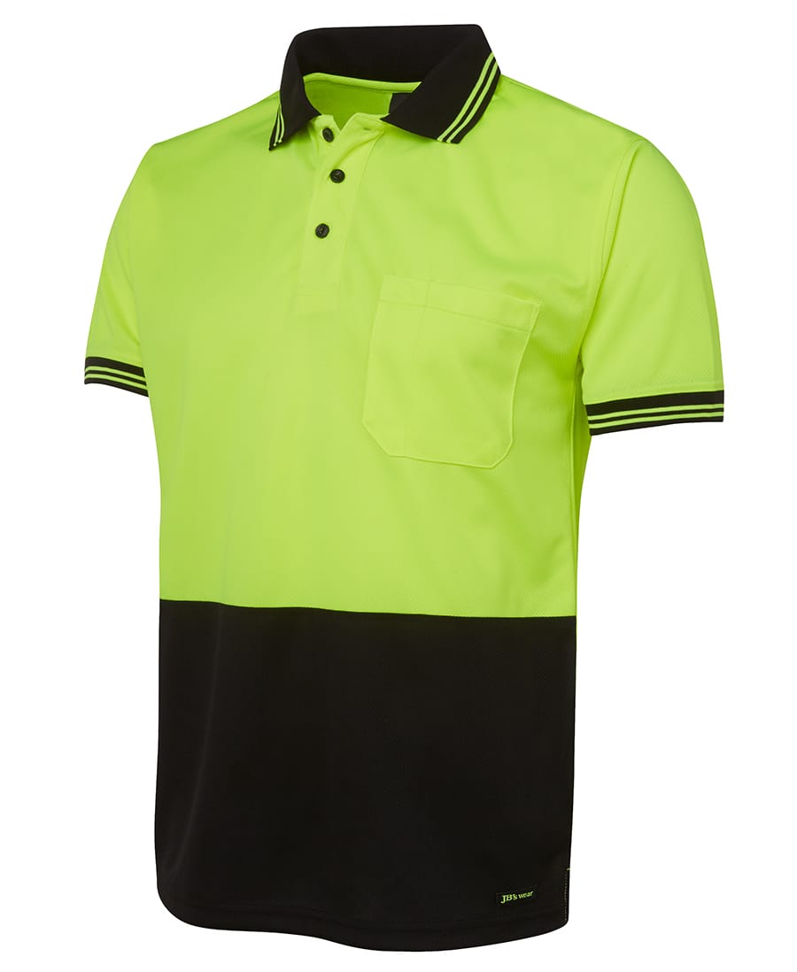 Hi Vis S/S Traditional Polo - Mens - 6HVPS - Image 2