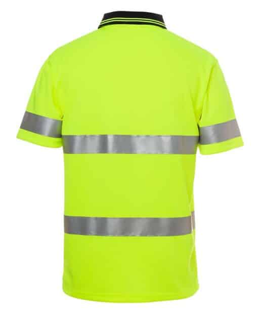 Hi Vis S/S (D+N) Traditional Polo - Mens - 6HVST - Image 3