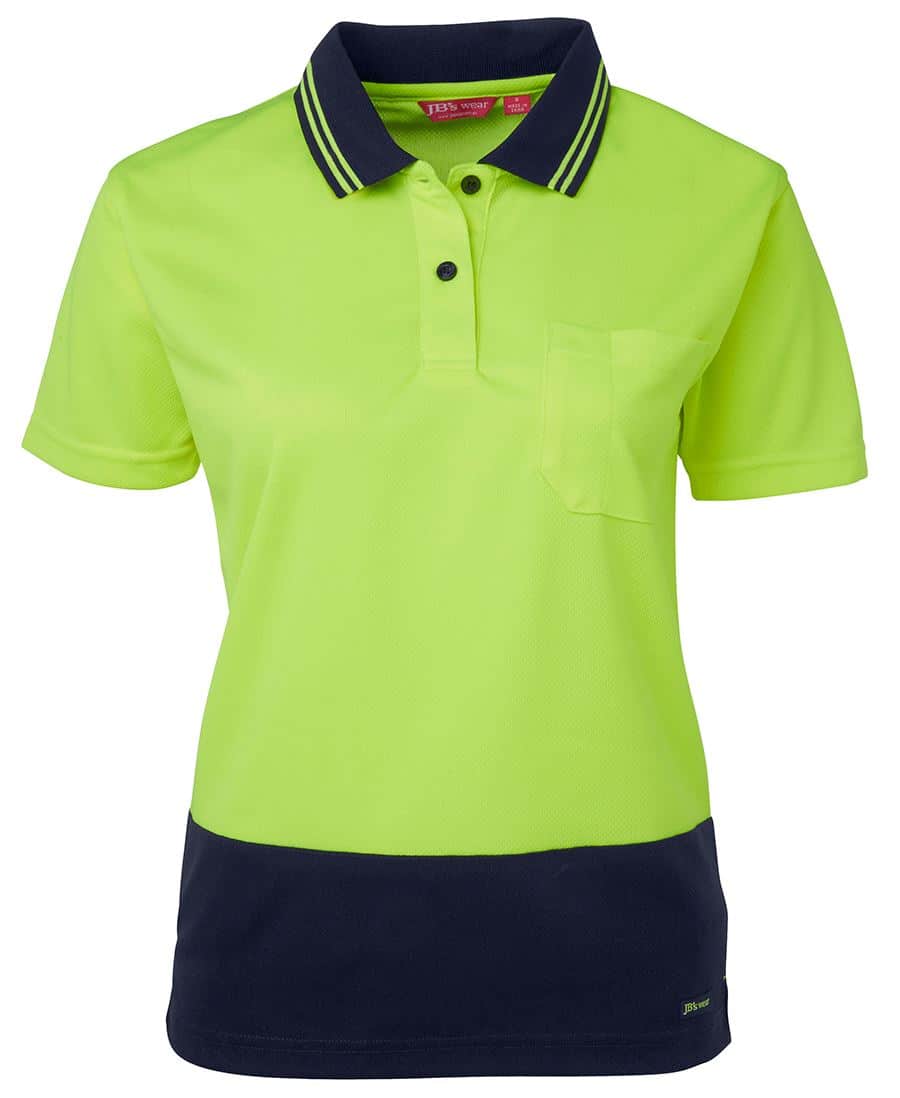 Hi Vis S/S Comfort Polo - Ladies - 6LHCP