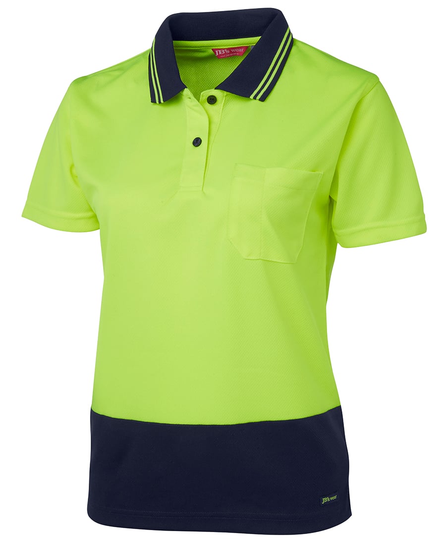 Hi Vis S/S Comfort Polo - Ladies - 6LHCP - Image 2