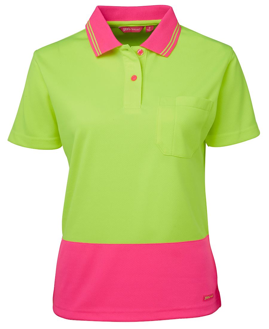 Hi Vis S/S Comfort Polo - Ladies - 6LHCP - Image 5