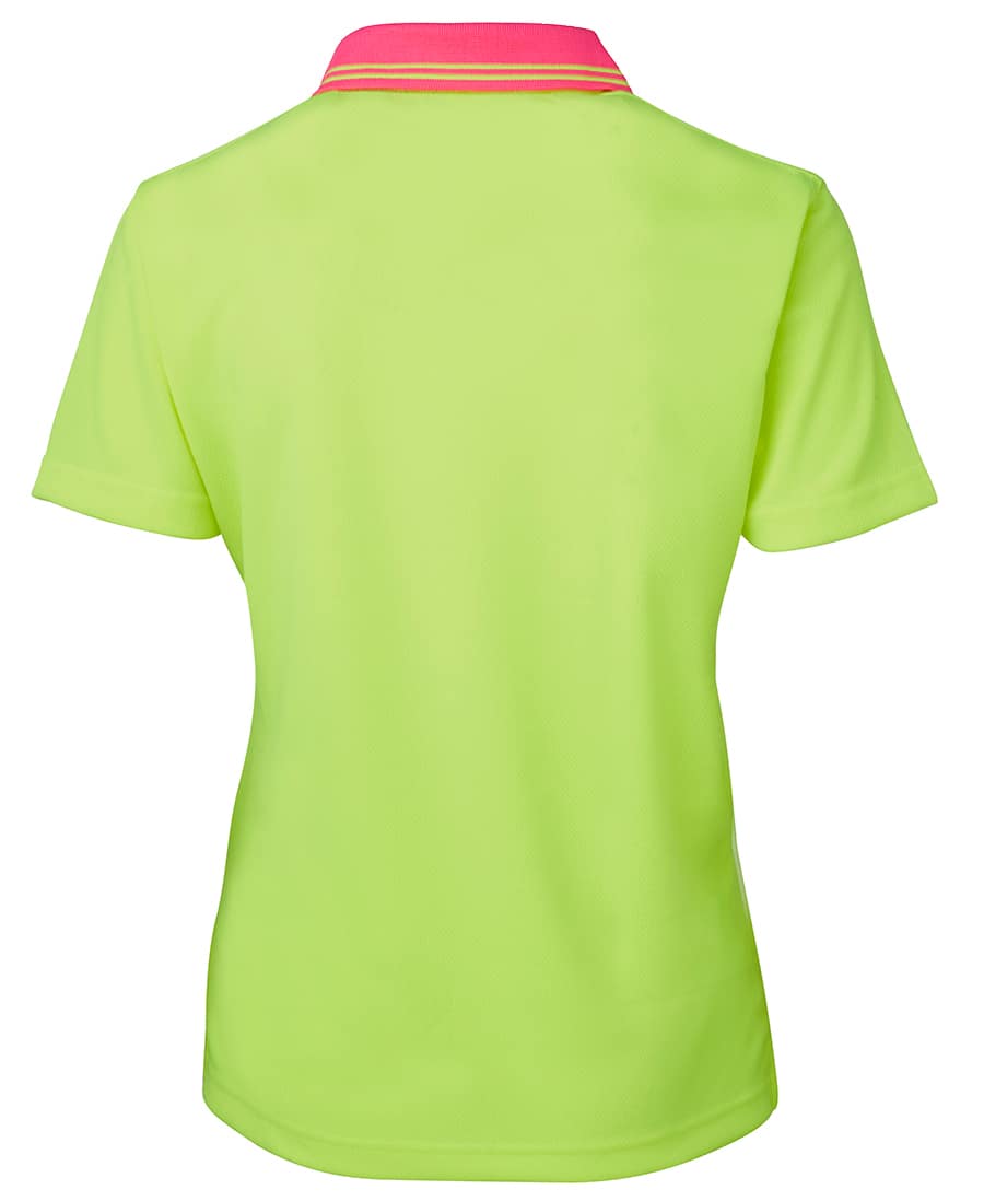 Hi Vis S/S Comfort Polo - Ladies - 6LHCP - Image 6