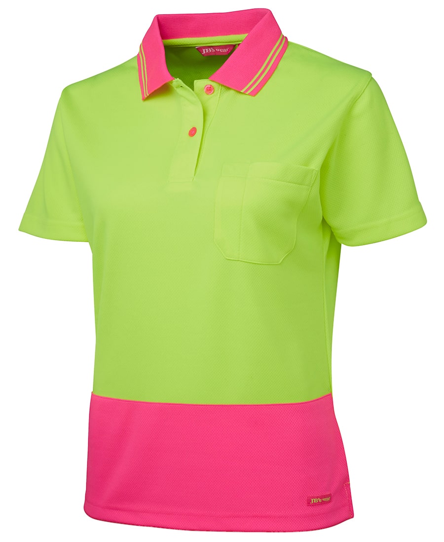 Hi Vis S/S Comfort Polo - Ladies - 6LHCP - Image 7