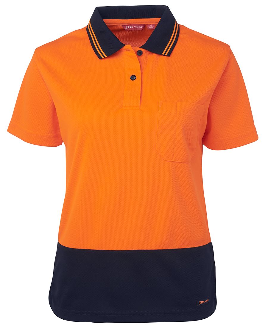 Hi Vis S/S Comfort Polo - Ladies - 6LHCP - Image 9