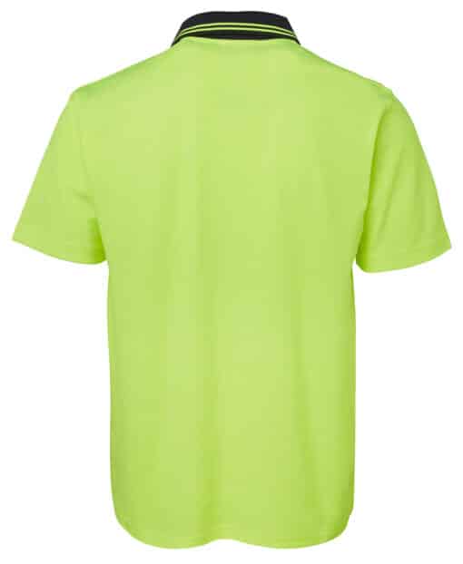 Hi Vis Non Cuff S/S Cotton Back - Mens - 6NCCS - Image 3