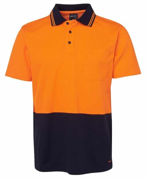 Hi Vis Non Cuff S/S Cotton Back - Mens - 6NCCS - Image 5