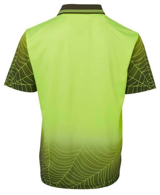 Hi Vis S/S Web Polo - Mens - 6WPS - Image 3