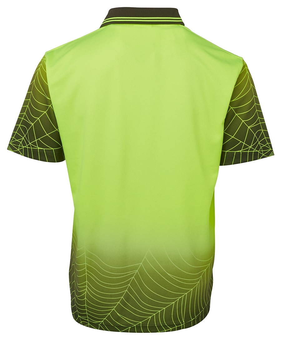 Hi Vis S/S Web Polo - Mens - 6WPS - Image 3