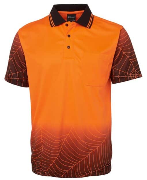 Hi Vis S/S Web Polo - Mens - 6WPS - Image 5
