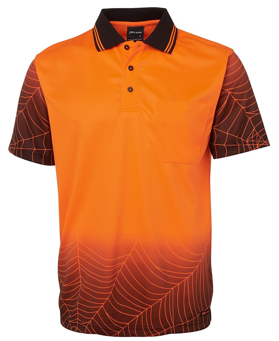 Hi Vis S/S Web Polo - Mens - 6WPS - Image 5