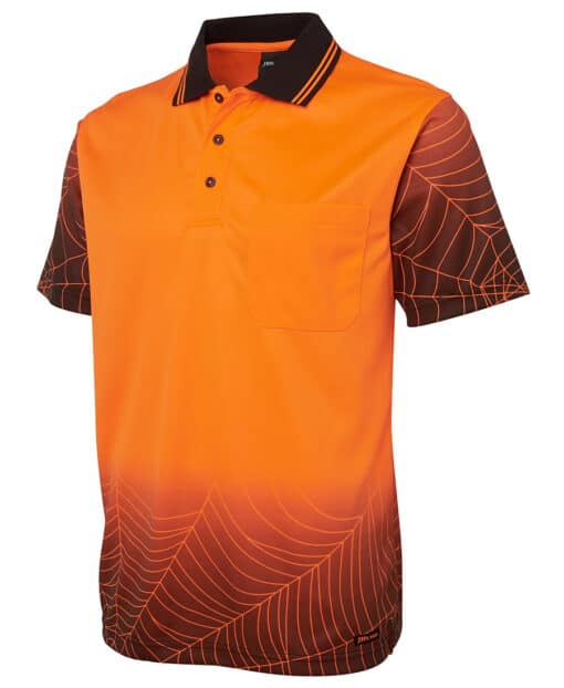 Hi Vis S/S Web Polo - Mens - 6WPS - Image 7
