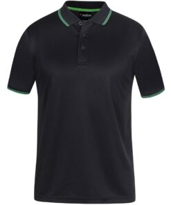 Podium Jacquard Contrast Polo – Mens – 7JCP