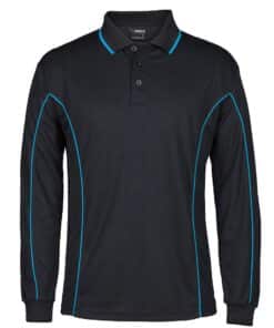 Podium L/S Piping Polo – Mens – 7PIPL