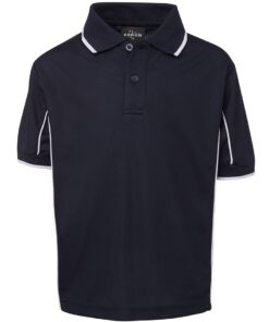 Podium S/S Piping Polo – Kids – 7PIPS