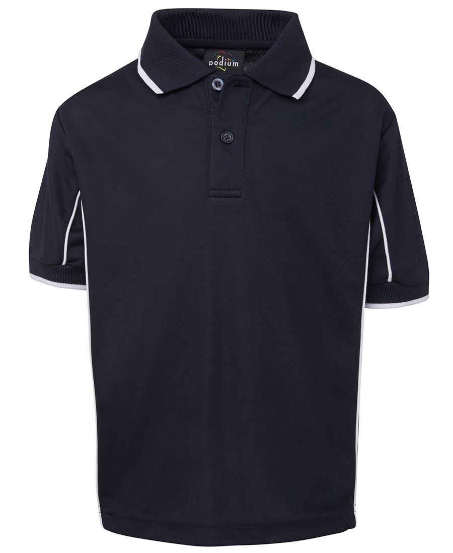 Podium S/S Piping Polo - Kids - 7PIPS