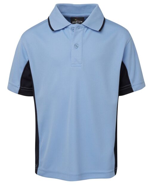 Podium Contrast Polo - Kids - 7PP3 - Image 6