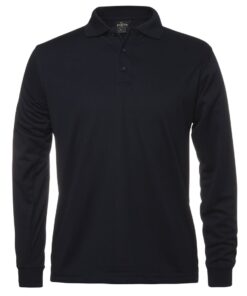 Podium Long Sleeve Poly Polo – Mens – 7SPL