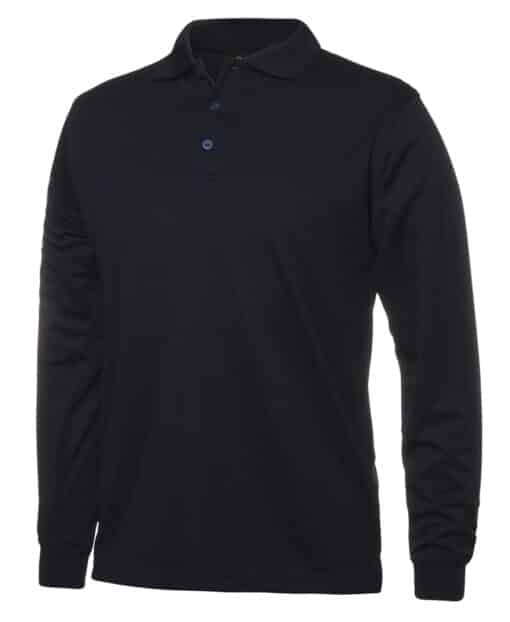 Podium Long Sleeve Poly Polo - Mens - 7SPL - Image 4