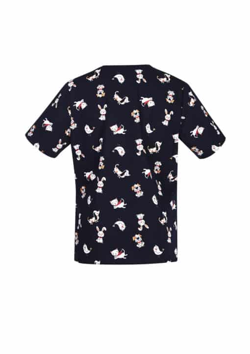 Printed Best Friends Scrub Top - Womens - Image 5
