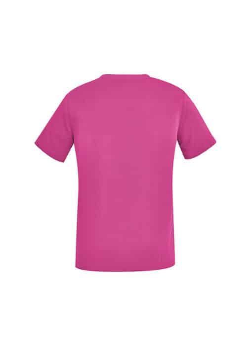 Pink V-Neck Scrub Top - Unisex - Image 5