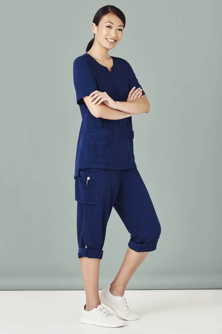 Avery Round Neck Scrub Top - Womens