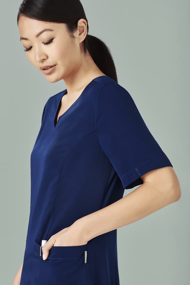 Avery Round Neck Scrub Top - Womens - Image 3