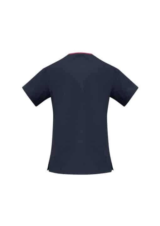 Classic Contrast Crossover Scrub Top - Womens - Image 8