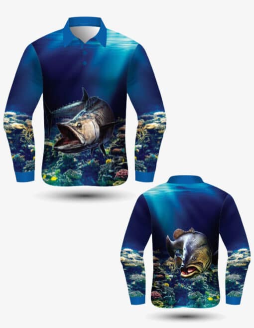 SP165 Fishing L/S Polos