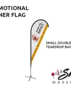 Everyday Saver – Small Double Sided Tear Drop Banner