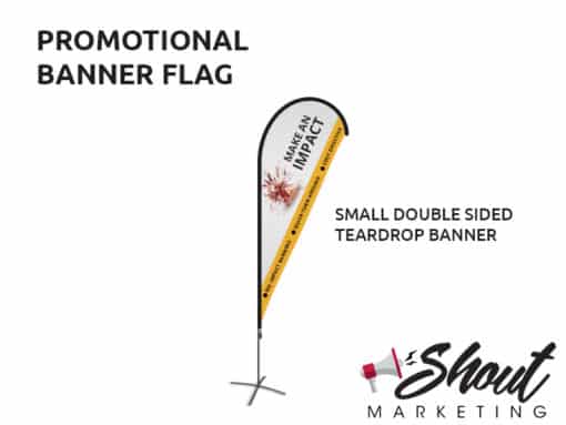 Everyday Saver - Small Double Sided Tear Drop Banner