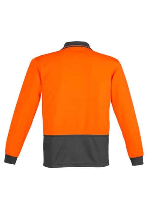Mens Comfort Back L/S Polo - Image 4