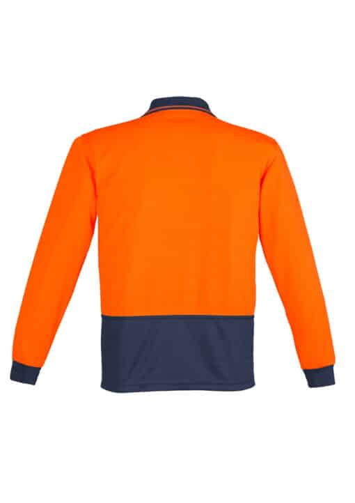 Mens Comfort Back L/S Polo - Image 2