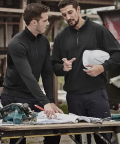 Mens 1/4 Zip Brushed Fleece