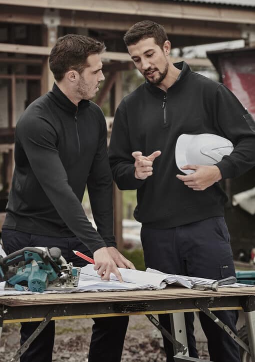 Mens 1/4 Zip Brushed Fleece - Shout Marketing Australia