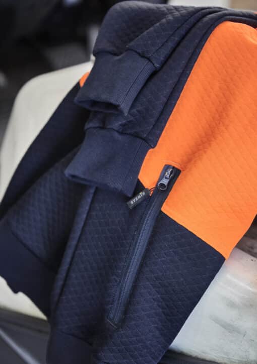 Unisex Hi Vis Textured Jacquard Hoodie