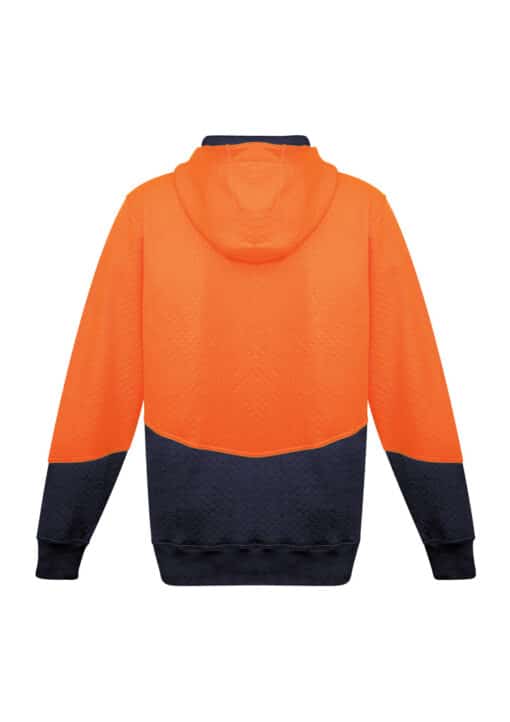 Unisex Hi Vis Textured Jacquard Hoodie - Image 3
