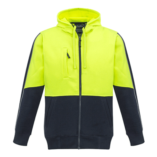 Mens Hi Vis Full Zip Hoodie - Image 6