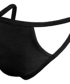 Cotton 2-Ply Face Mask – Black