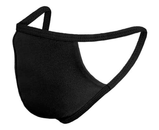 Cotton 2-Ply Face Mask - Black