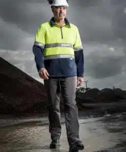 Mens Hi Vis Fleece Jumper – Hoop Taped