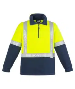 Mens Hi Vis Polar Fleece Jumper – Shoulder Taped